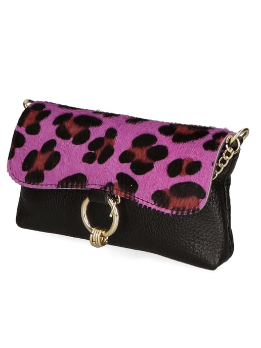 Gave Lux Clutch bag women LEOPARD FUCHSIA
