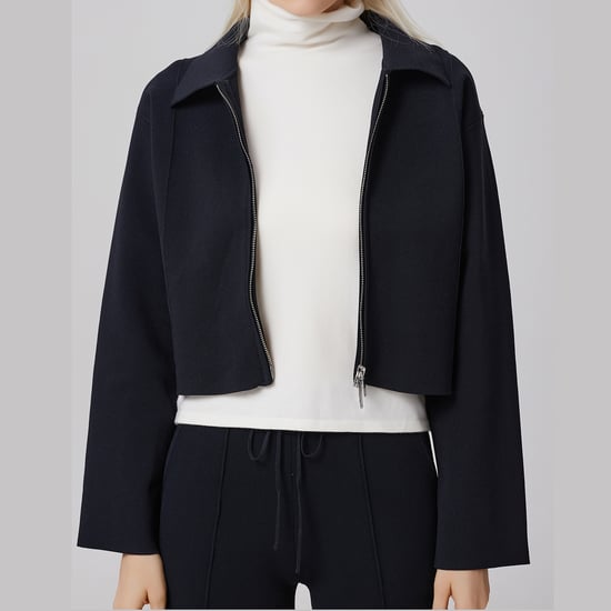 Minimalistisch cropped jack met ritssluiting aan de voorkant - Image 5