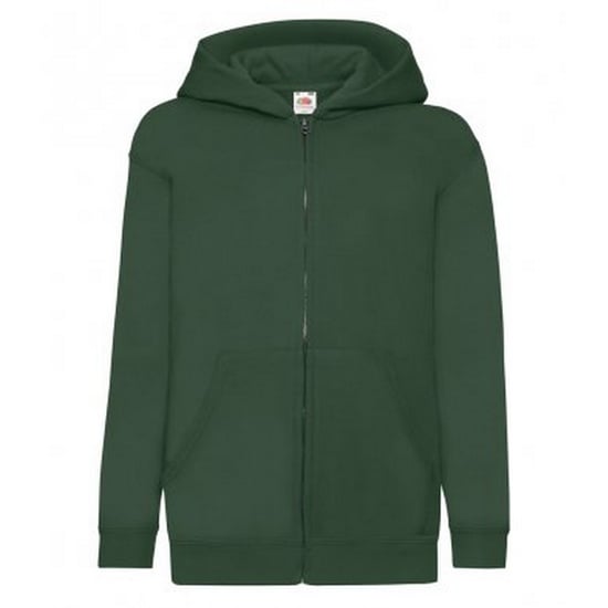 Fruit of the Loom Kinderen/Kinderkapjes Sweatshirt (Fles groen) - Image 1