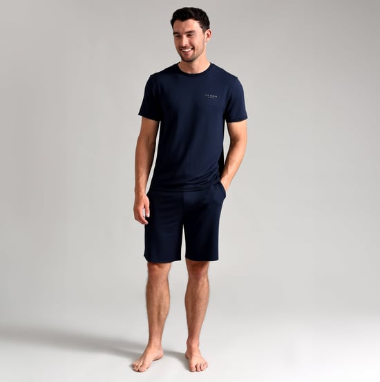 Ted Baker SUPER SOFT T-Shirt Heren Marineblauw - Image 3
