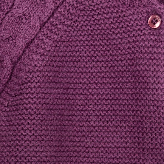 Knitted jacket with button closure 1631PUW16