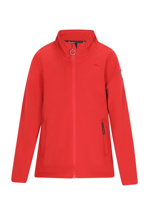 Schmuddelwedda softshell jas jongens (kinderen) rood - Image 1