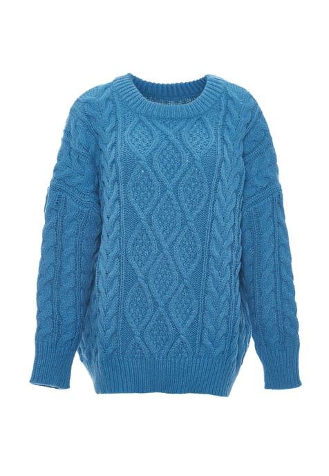 Mymo Jumper Dames turkoois - Image 1