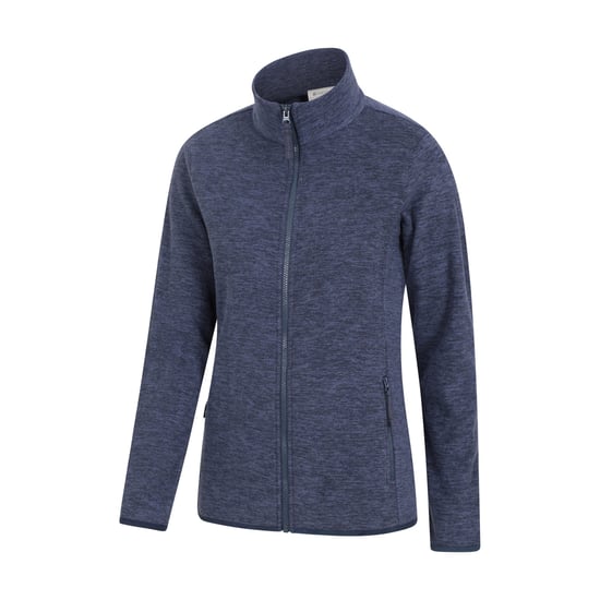 Mountain Warehouse Dames/Dames Snowdon II Melange Full Zip Fleecejack (Donkerblauw) - Image 3