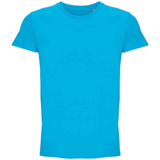 SOLS Unisex volwassen Crusader gerecycled T-shirt (Aqua) - Image 2