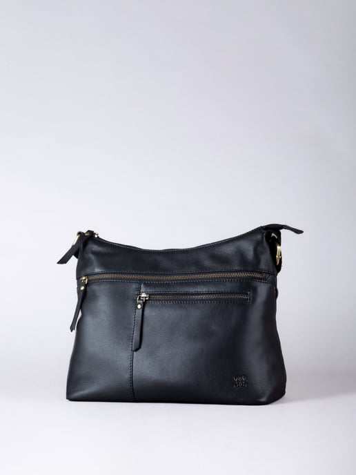 Winleigh Leather Shoulder Bag in Black - Image 1