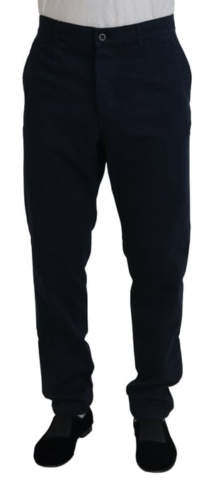 100% Echte Dolce & Gabbana Dress Pants - Logo Details - Image 1