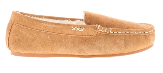 Hush Puppies Annie Mocassin Suède Dames Pantoffels In Tan - Image 2