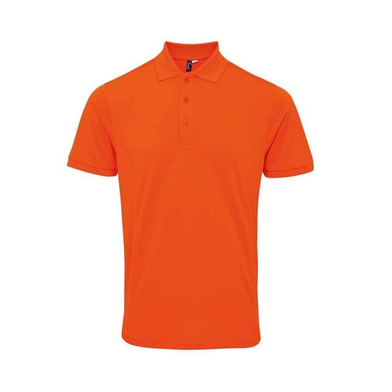 Premier Heren Coolchecker Plus Piqu Polo Shirt (Oranje) - Image 1