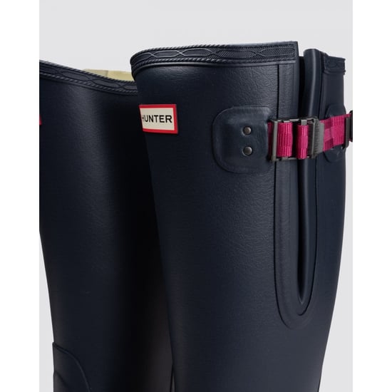 Hunter Balmoral Adjustable Rubberen Dames Navy/Peppercorn Regenlaarzen - Image 6