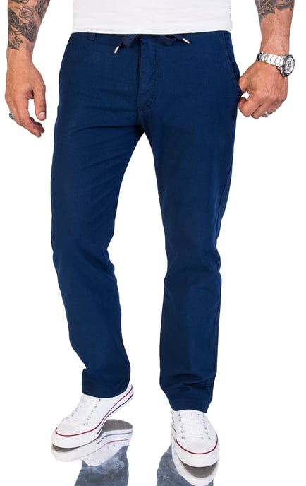 Rock Creek Stoffhose Navy