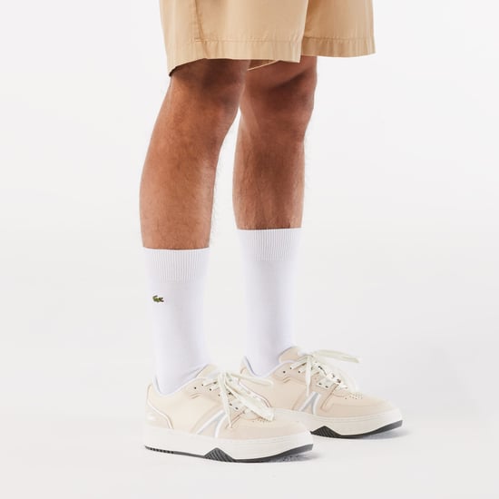 Men's Lacoste L001 Trainers in Off White