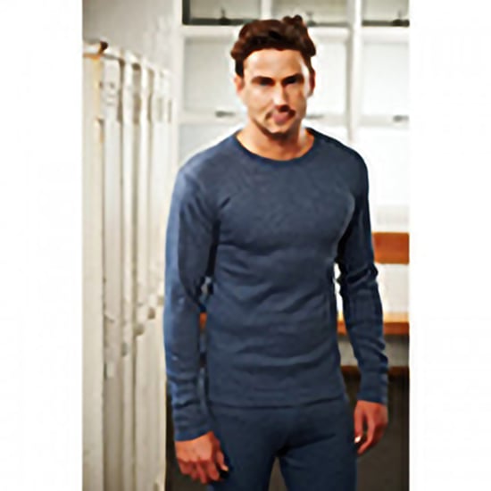 Regatta Thermal Underwear Long Sleeve Vest / Top (Denim)