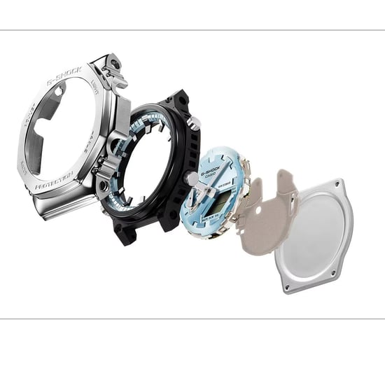 Casio G-shock Heren Silver Watch GM-2110D-3AER - Image 3