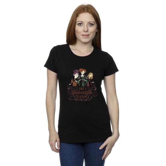 Disney Womens/Ladies Hocus Pocus Sanderson Sister Cotton T-Shirt (Black)