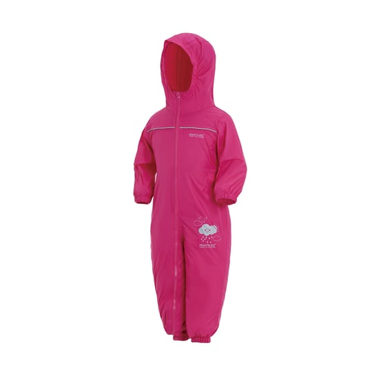 Regatta Great Outdoors Childrens Toddlers Puddle IV Waterproof Rainsuit (Jem)