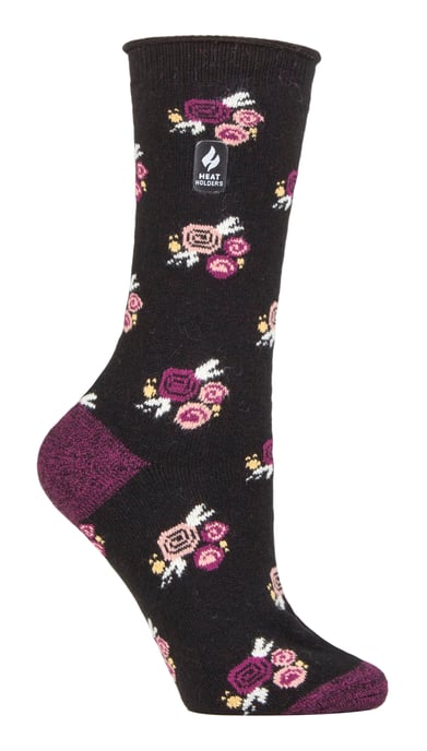 Heat Holders Dames Ultra Lite thermo geklede sokken - Zwart (Murcia) - Image 1