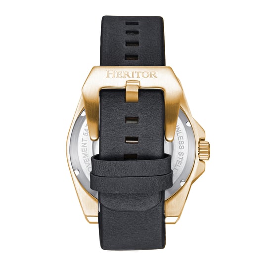Heritor Automatic Romero Leather-Band Watch