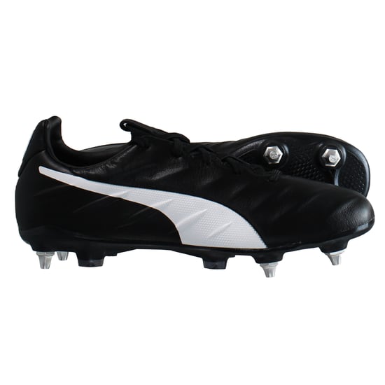 Puma King Platinum 21 MxSG Black Mens Football Boots