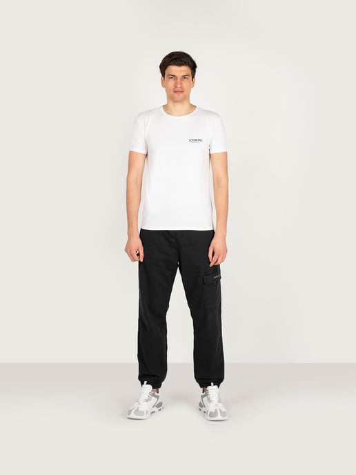 Iceberg T-shirt C-neck Men's White