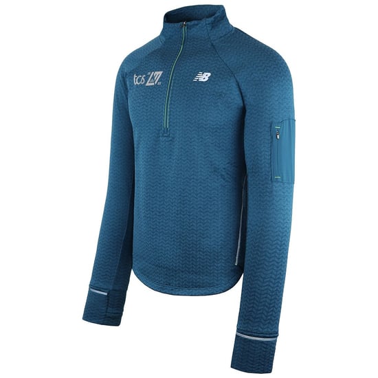 New Balance NB Heat Grid Heren Blauwe Trui - Image 2