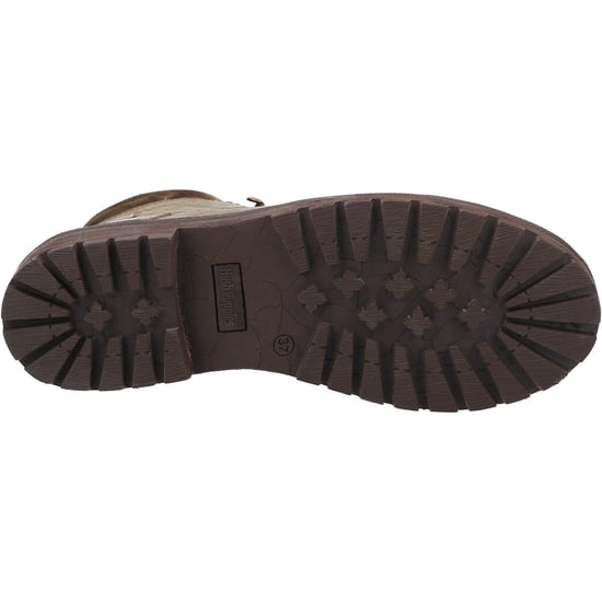 Hush Puppies Annay Leren Vrouwen Laarzen Khaki - Image 3