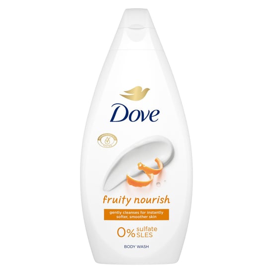 Dove Fruity Nourish Body Wash 0% Sulfate SLES for Soft & Smoother Skin 450ml,3pk