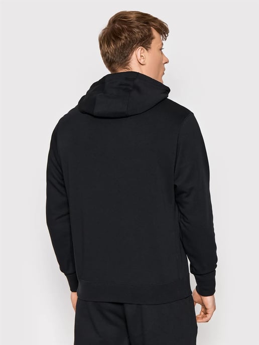 Nike heren fleece pullover trainingspak met capuchon in zwart - Image 2