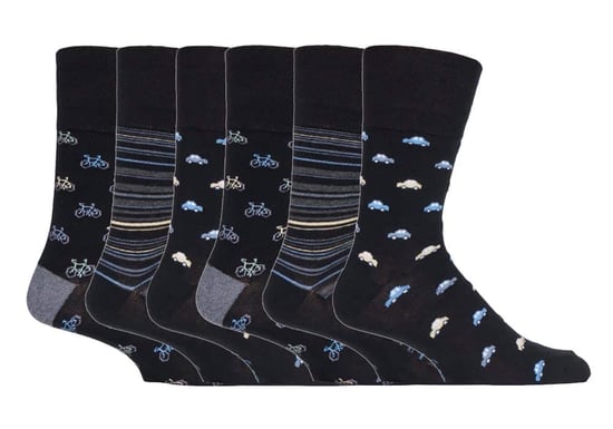 6 paar sokken zonder elastiek herensokken met zachte grip 39-45 Uk - MGG547 - Image 1