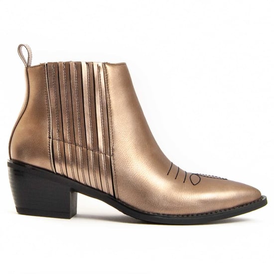 Montevita Heel Ankle Boot Espuela In Gold