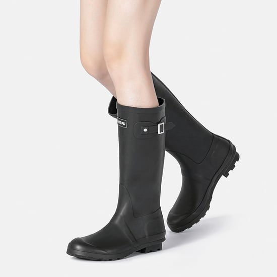 EVER AU Women Goose Tall Gumboots - Black