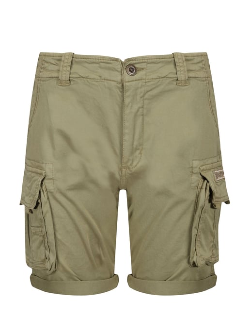 Heren Alpha Industries Crew Short in Olijf - Image 3