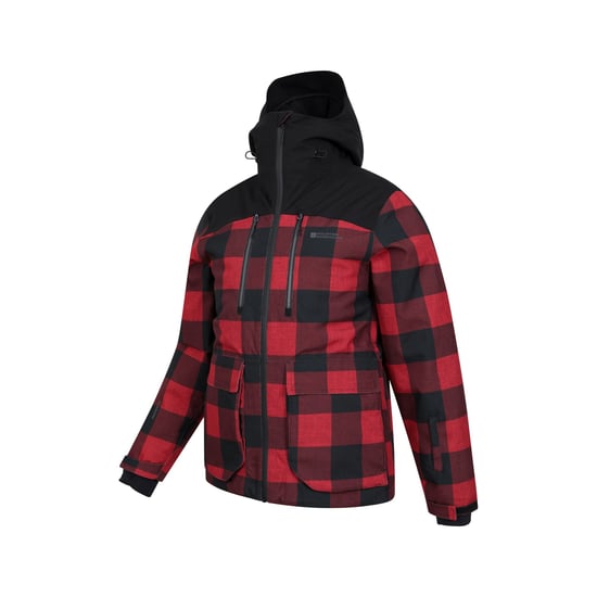 Mountain Warehouse Heren Drayton Waterdichte Ski jas (Rood/zwart) - Image 3