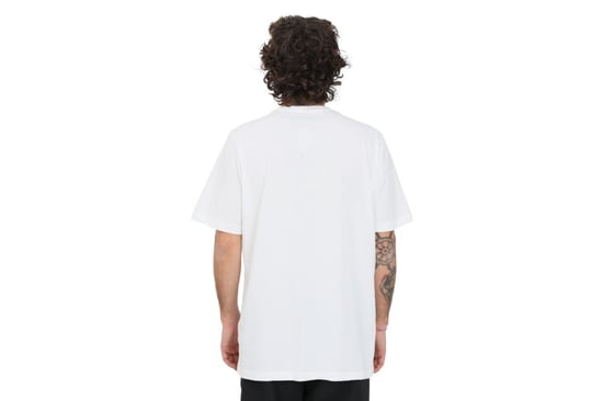 Men's adidas Essentials Embroidered Small Logo T-Shirt in White - Image 5