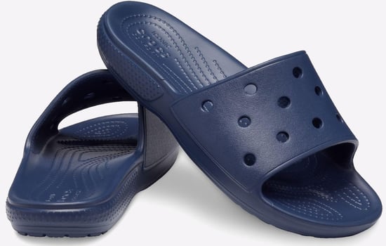 Crocs Classic Crocs Slide Klassieke Slide Eva Marineblauwe Slippers - Image 3