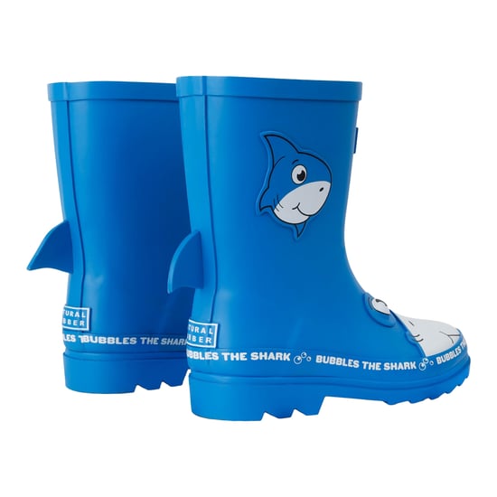 Regatta Childrens/Kids Mudplay II Bubbles The Shark Wellington Boots (Blue)