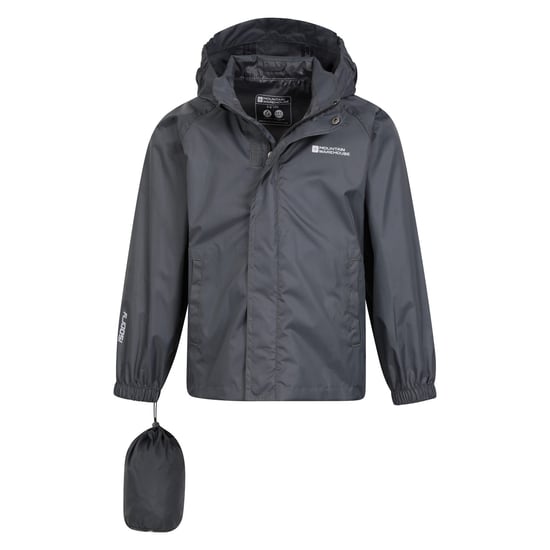 Mountain Warehouse Pakka II Waterdichte Jas voor Kinderen/Kinderen (Grijs) - Image 5