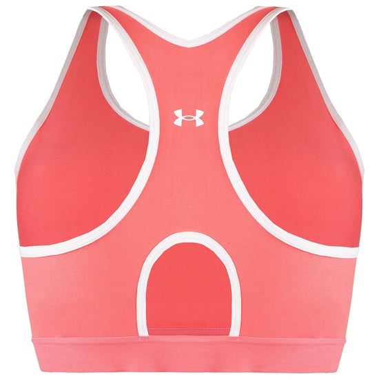 Under Armour Mid Keyhole Womens Pink Sports Bra