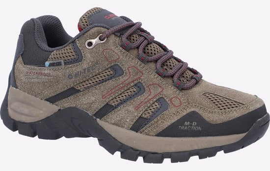 Hi-Tec Torca Low Mesh Dames Wandelschoenen Donker Taupe/Antraciet - Image 2