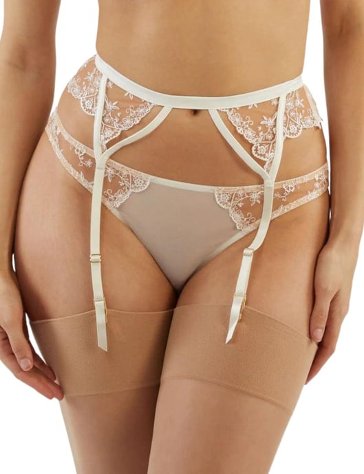 Playful Promises Cassia Floral Embroidery Suspender - Image 1