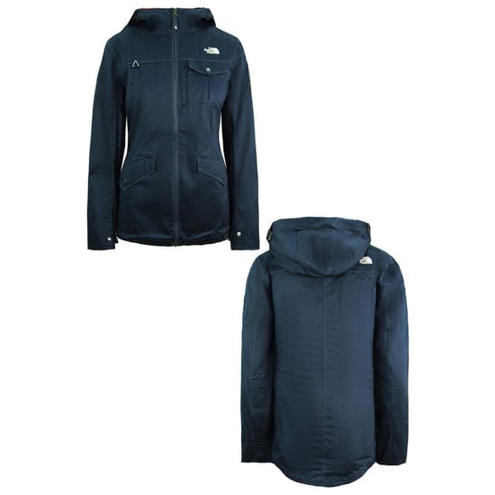 The North Face Utility Parka Zip Up Hooded Navy Womens Lifestyle Jacket NF0A3L7BH2G - Image 3