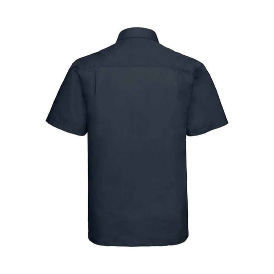 Russell Collection Heren Poplin Easy-Care Formeel Overhemd met Korte Mouwen (Franse marine) - Image 2
