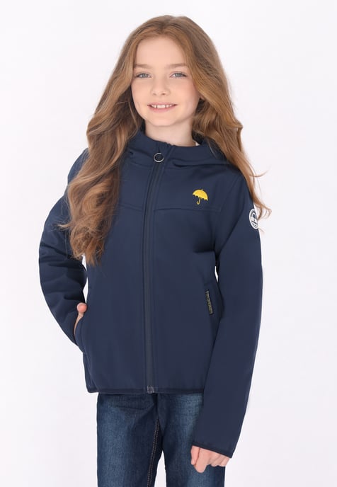 Schmuddelwedda softshell blouson meisjes (kinderen) marine - Image 3