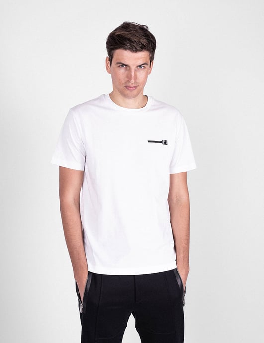 Les Hommes T-shirt Typography Mannen zwart - Image 3