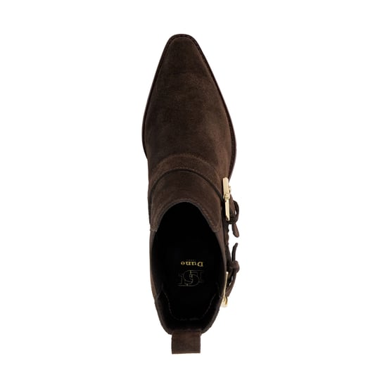 Dune Ladies Panino - Suede Buckled Chelsea Ankle Boots