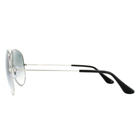 Ray-Ban Aviator Mens Silver Gradient Light Blue Zonnebril - Image 3