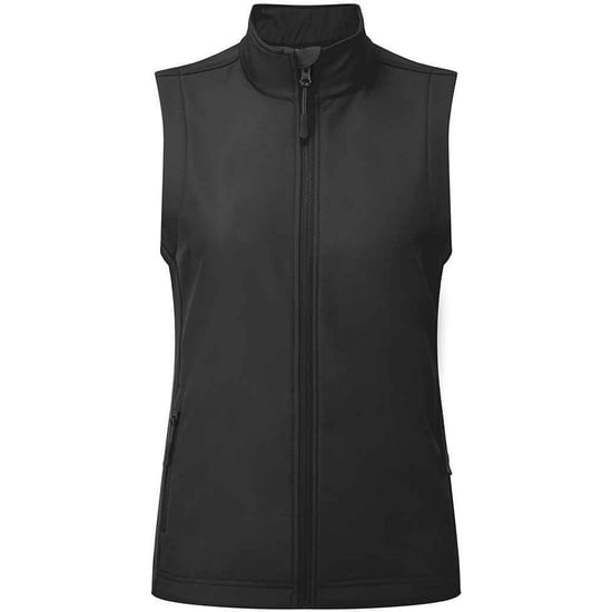 Premier Dames/Dames Windchecker Gilet (Zwart) - Image 1