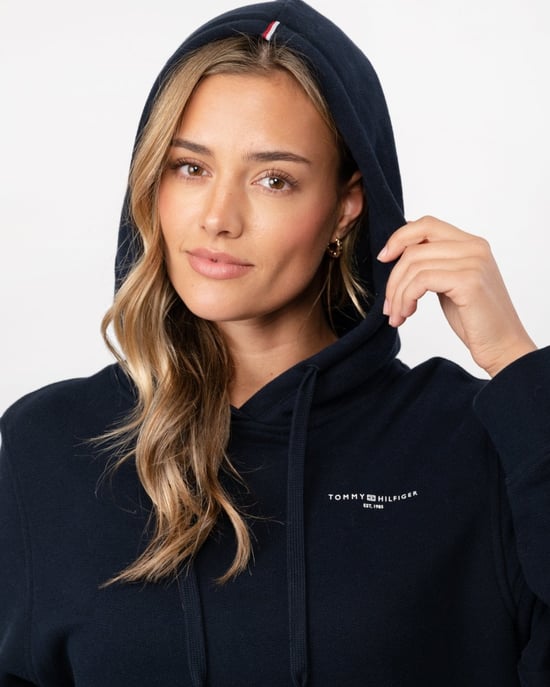 Tommy Hilfiger 1985 Relax Mini Corp Logo Dames Hoodie - Image 2