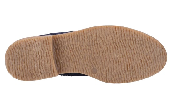 Hush Puppies Maddy Wide Dames Suède Marineblauwe Platte Chelsea Laarzen - Image 4