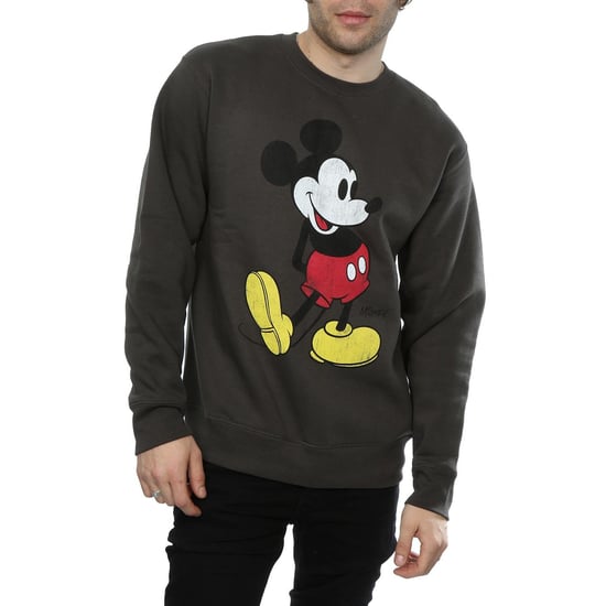 Disney Heren Mickey Mouse Classic Kick Sweatshirt (Licht Grafiet) - Image 3